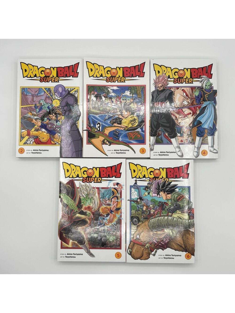 Dragon Ball Super English Manga Lot 5 Books Vol 2-6 Akira Toriyama Toyotarou